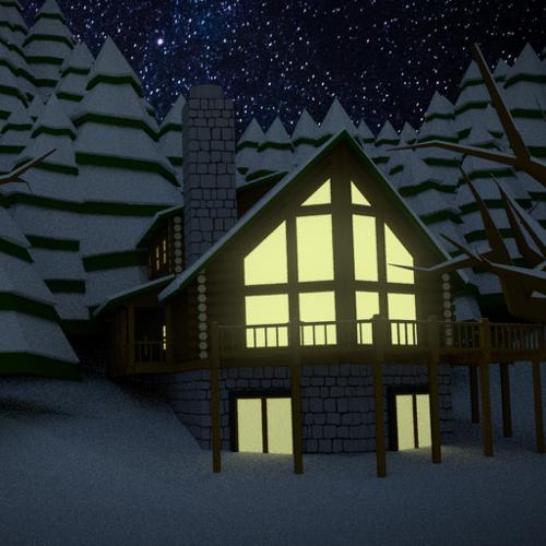 Low Poly Winter Animation preview image